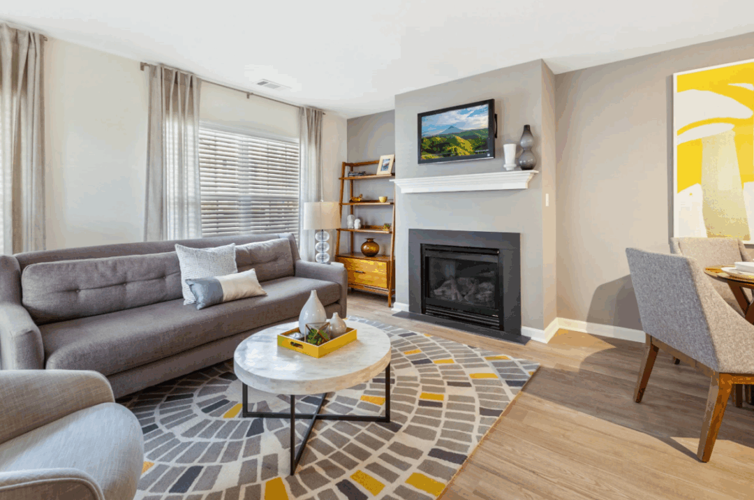 Living room of Orchards Apartments in Marlborough