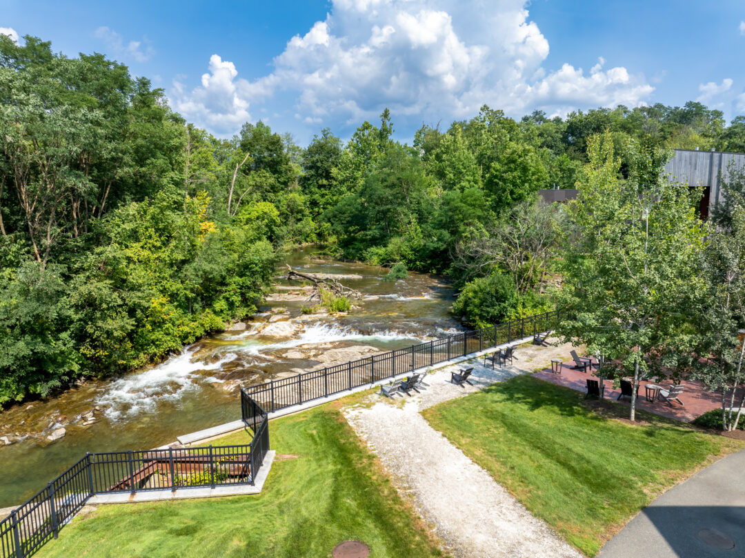River next to Cable Mills