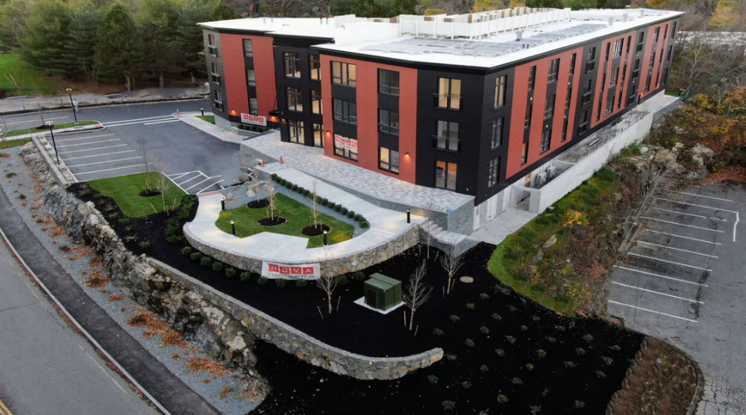 Aerial of Vavel Apartments in Salem