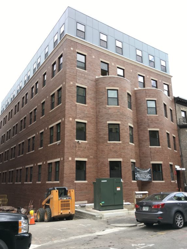 Whole building view of 16 Peterborough in Fenway
