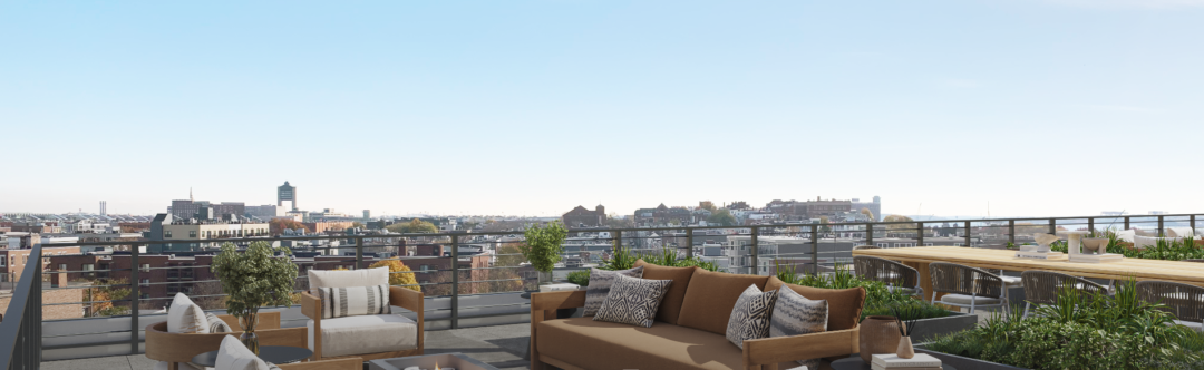 Rooftop terrace of Hew at 1515 in Brighton