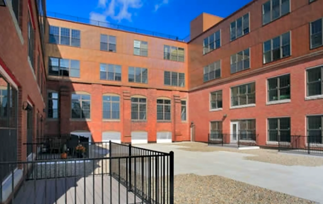 Courtyard at the Signal Building in South Boston