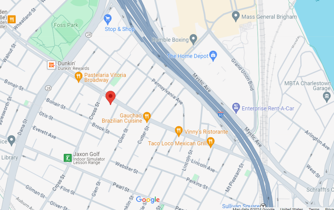 Google Maps view of The Guild in Somerville