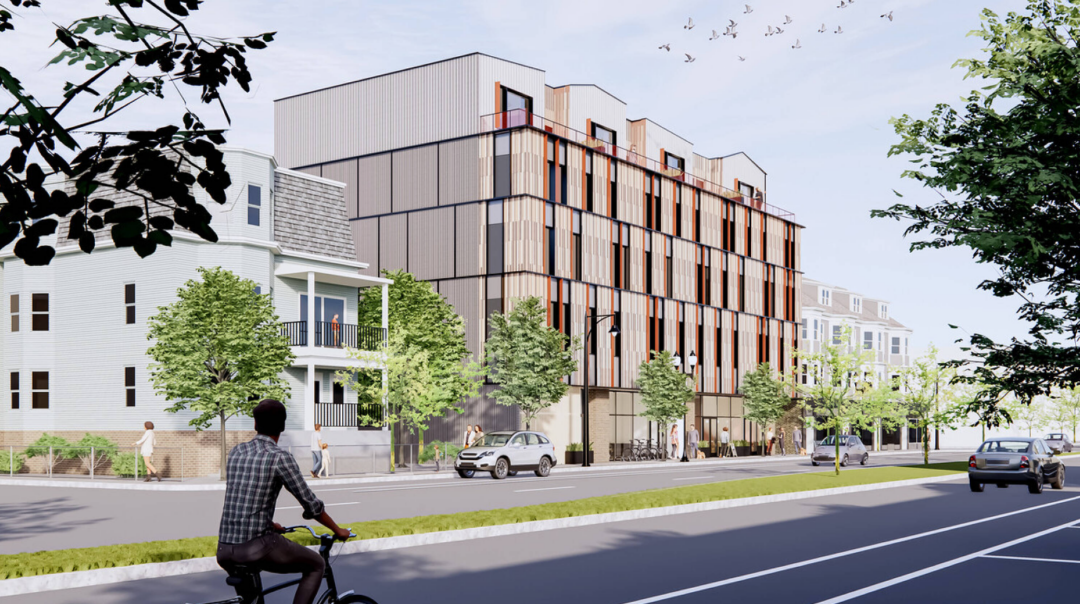 Side rendering of The Guild in Somerville
