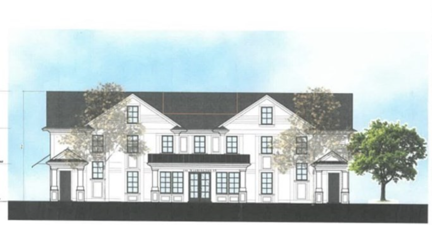 Exterior of 436 Washington Street in Westwood