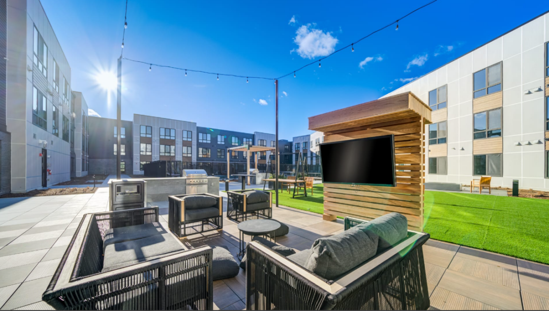 Outdoor area at Helix