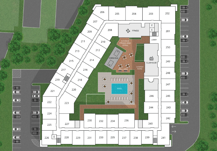 Site map at Helix