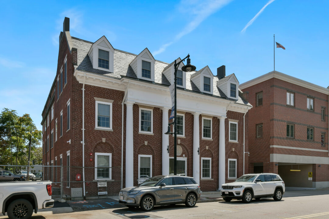 Side exterior of 402-410 Washington in Dedham