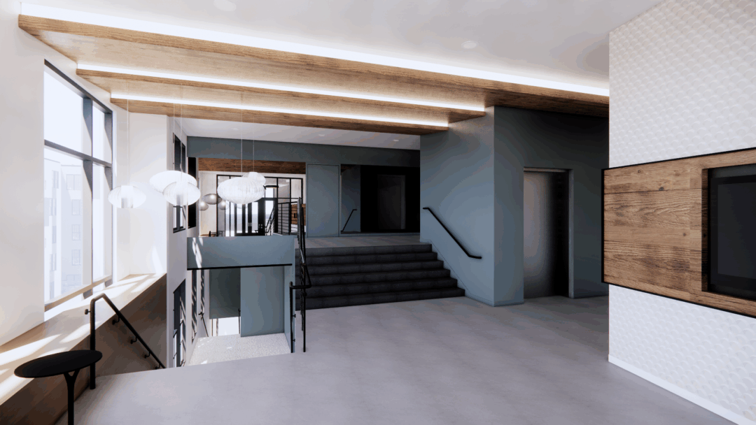 Lobby of The Proof in Hyde Park