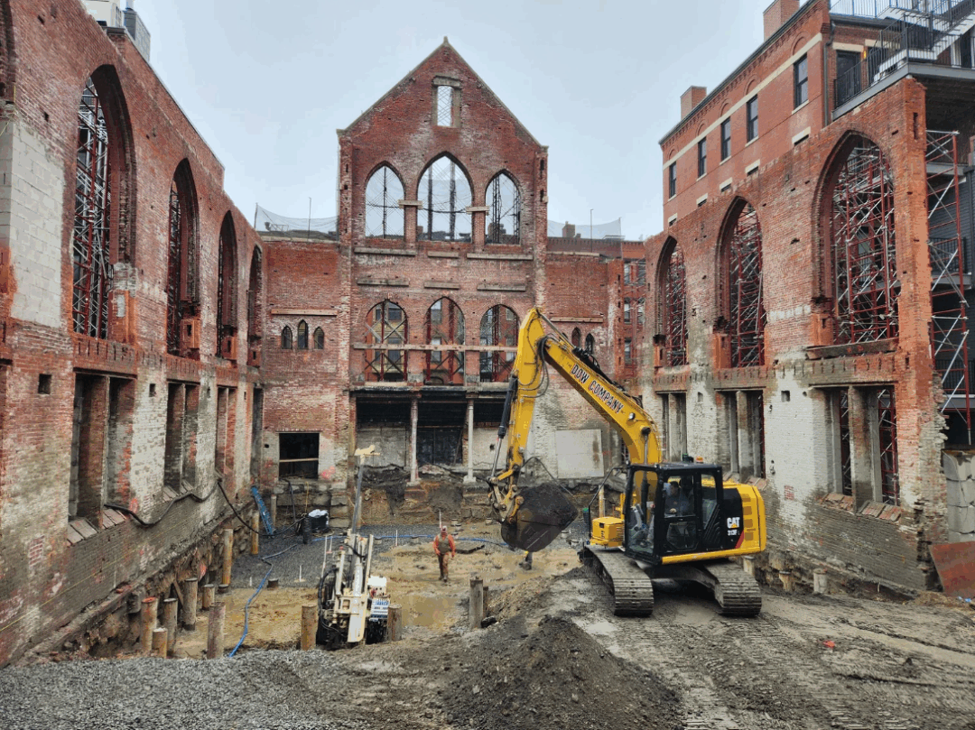 Construction of La Victoire in Bay Village