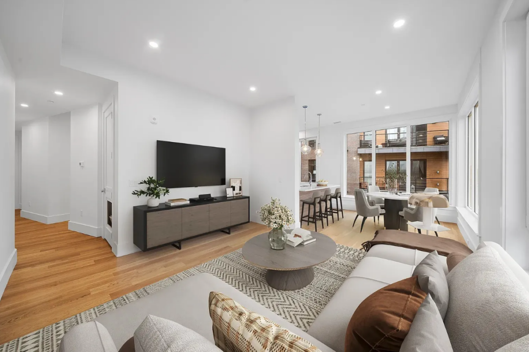 Living Room of 218 Old Colony