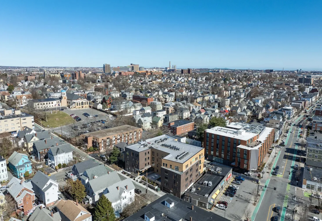 Bird's Eye View of Ennea in Somerville