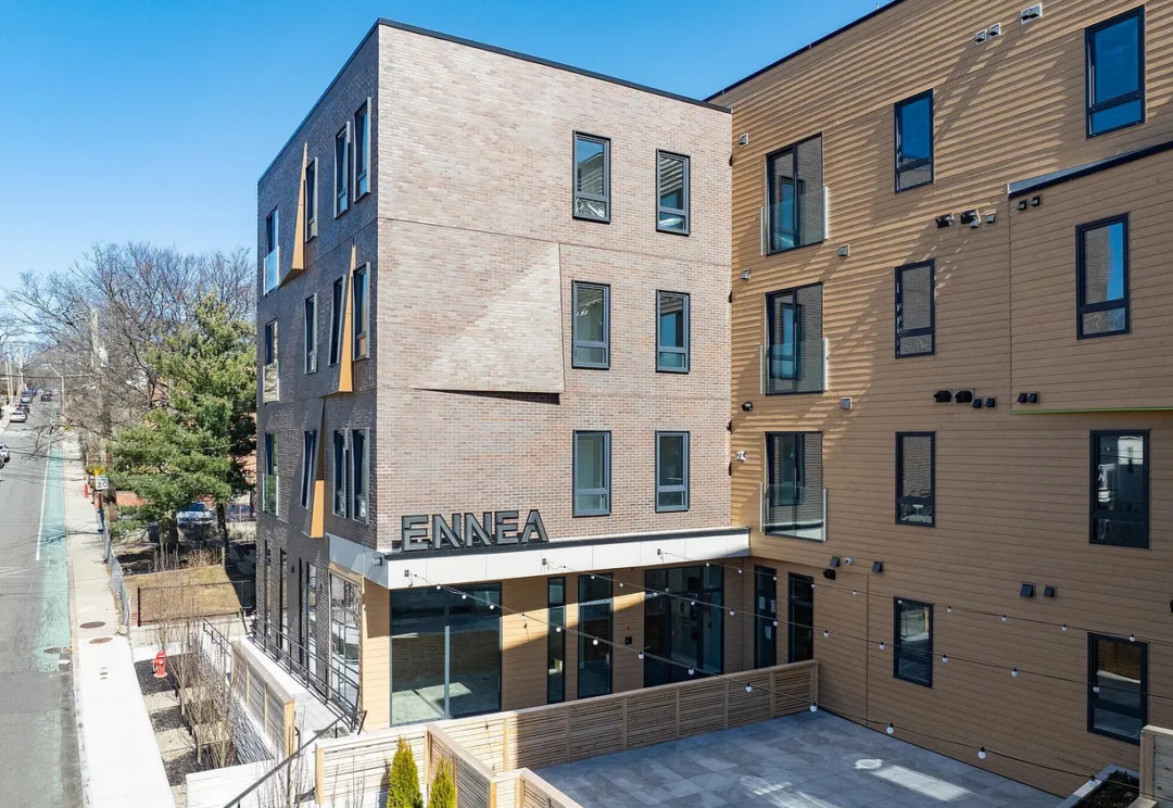 Exterior of Ennea in Somerville
