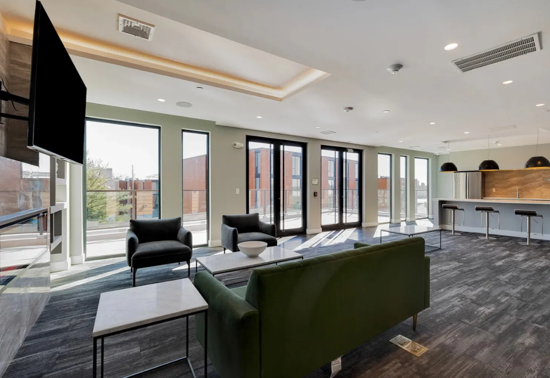 Resident Lounge of Ennea in Somerville