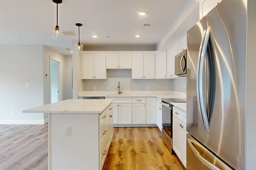 Kitchen of Tripointe Apartments in Wakefield