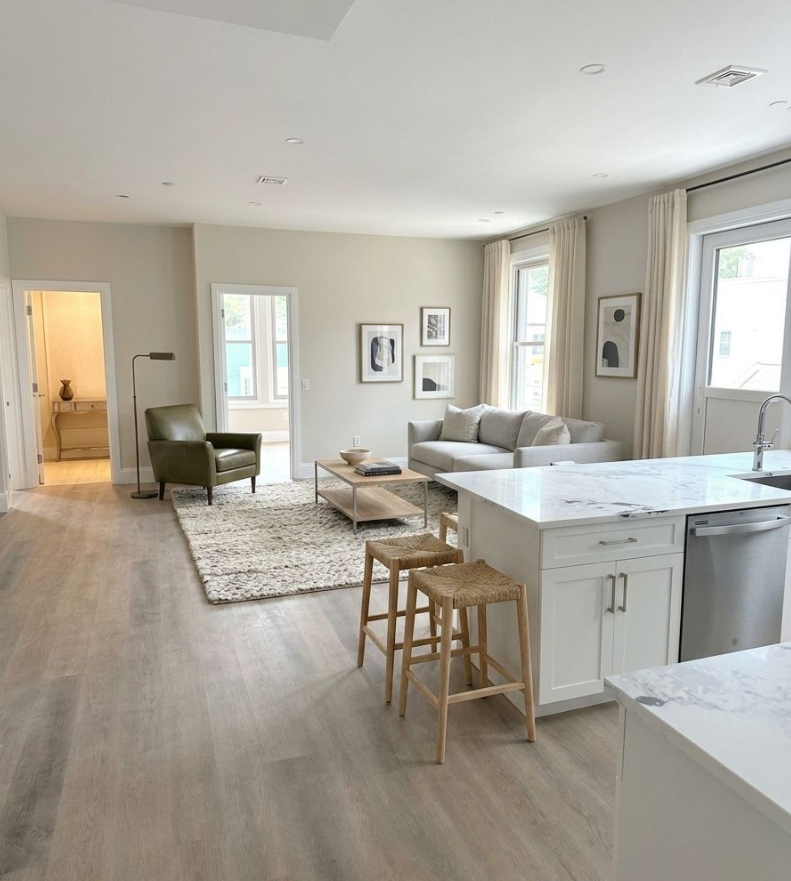 Living Room of 841 Columbia in Dorchester