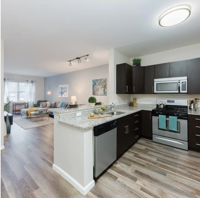 metro wilmington kitchen living room