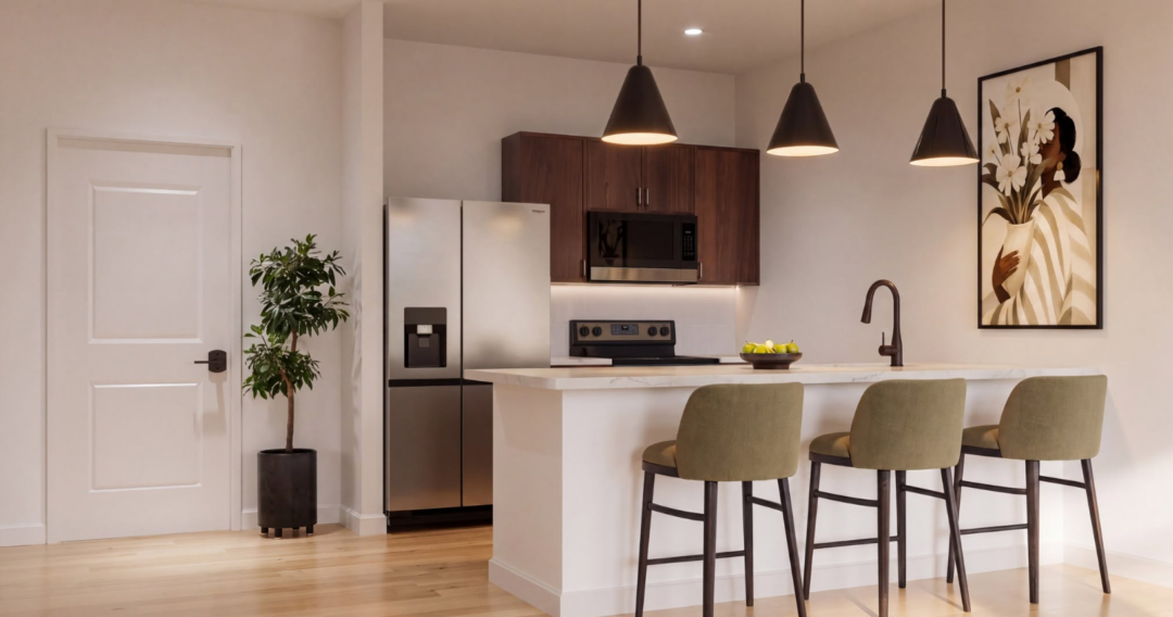Kitchen of Cedar Park One64 in Melrose