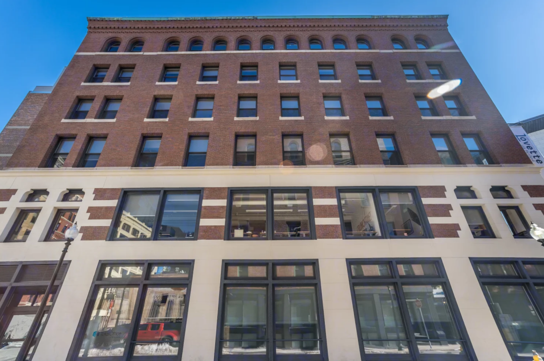 Sidewalk View of Portland Street Residences in the West End